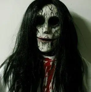 万圣节超级恐怖鬼面具脸道具鬼屋密室逃脱剧本杀装扮贞子男女头套