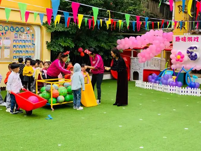 2019向日葵第二幼儿园 趣味游戏快乐六一 游戏游园活动