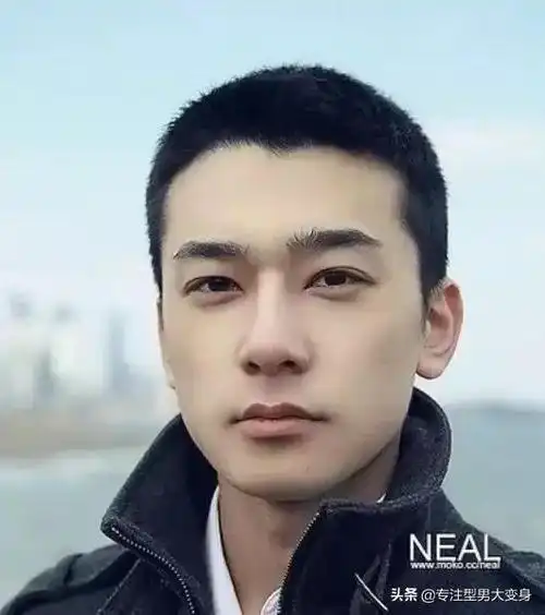 时尚有型不落伍,剪完真帅气(长脸男生适合什么发型寸头好看) - 趣测网
