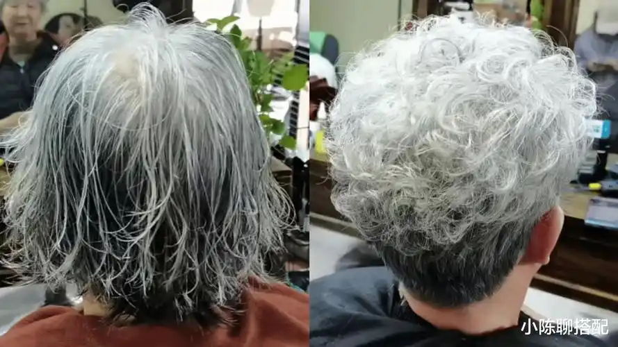 发型 60 的女人,今年流行白发"不染",这几款白发造型,时髦又洋气