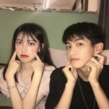 高清超甜的浪漫情侣双人头像