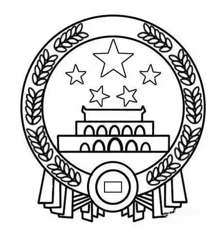 中国有代表性的标志简笔画 简笔画图片大全-普车都