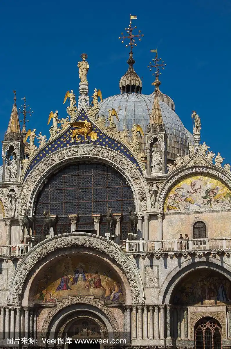 威尼斯圣马可大教堂的建筑细节