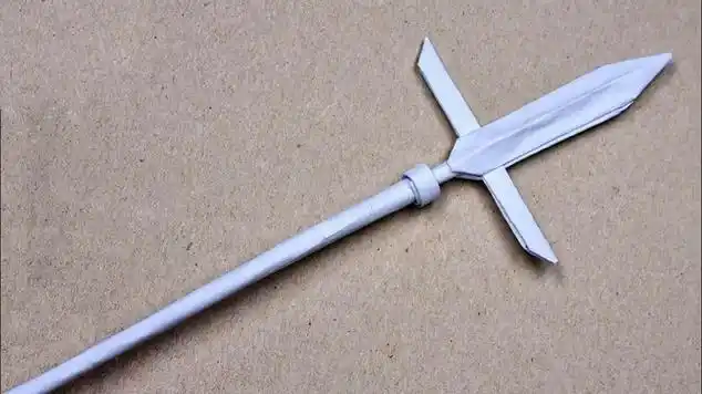 超帅气的折纸长枪,几张a4纸就能折出来|手工自制|手工达人|折纸教程