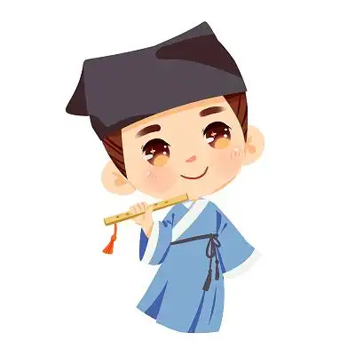 古代人物古风q版卡通人物元素古风q版png素材古风q版元素