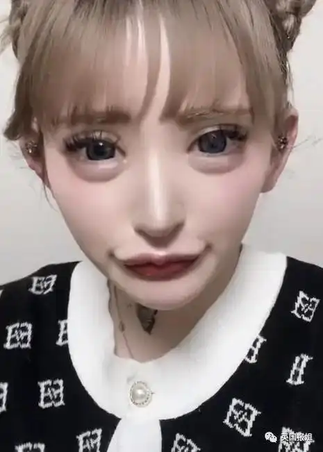 15岁日本美少女网红整容失败对比照震惊网友母亲竟纵容她花900万换头
