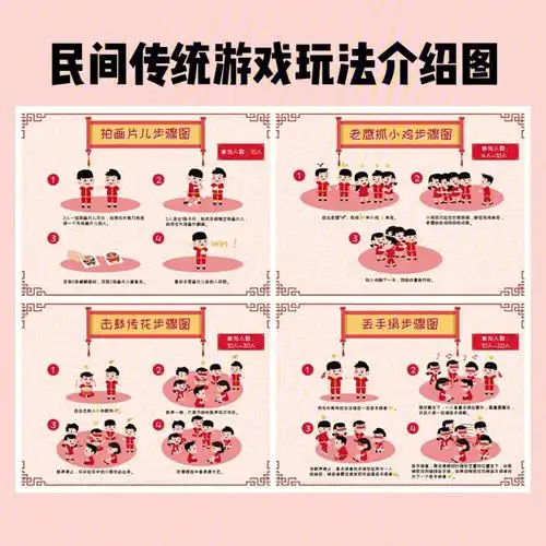 幼儿园民间传统游戏玩法介绍图