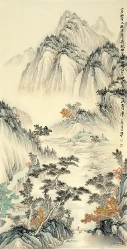 中国国画山水画名家李林宏,耐得住寂寞守得住繁华