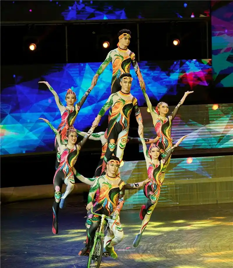 石家庄:国际杂技表演打造视觉"盛宴"
