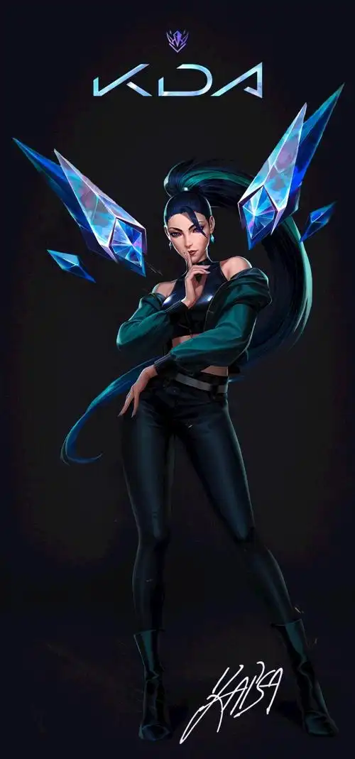 英雄联盟lol虚空之女卡莎 名片,高清图片,手机壁纸