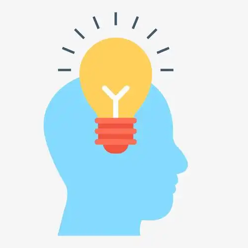 头脑想法卡通插画