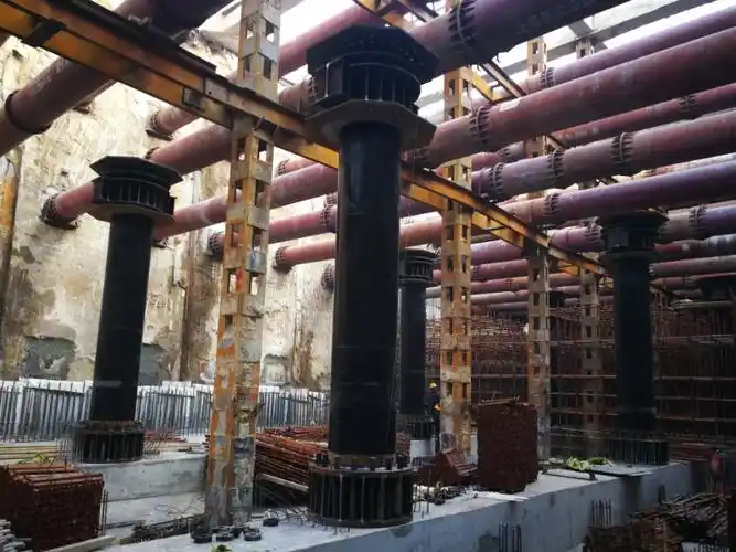 中铁七局缉虎营站钢管柱制作安装工程