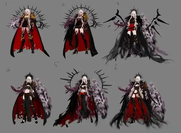 女鬼剑三觉立绘(女鬼剑三觉设计原稿曝光)(13)