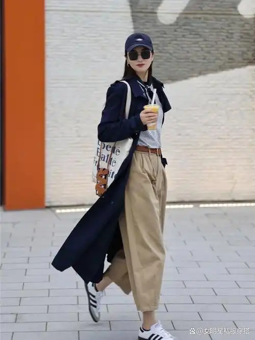 春天的风衣,这样穿最好看