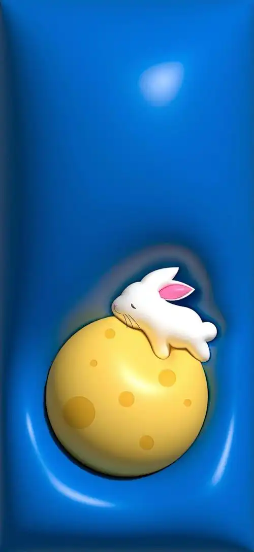 3d壁纸,超可爱的膨胀感卡通壁纸