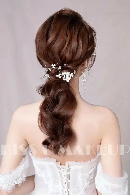 出门妆仪式造型礼服发型实用新娘婚纱造型合集