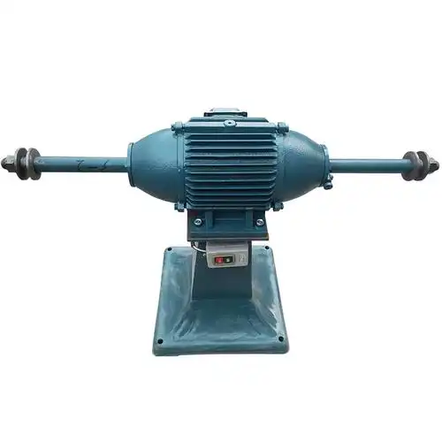 抛光机专用尖轴台式抛光拉丝机打磨机双头布轮抛光机电机大型落地砂带