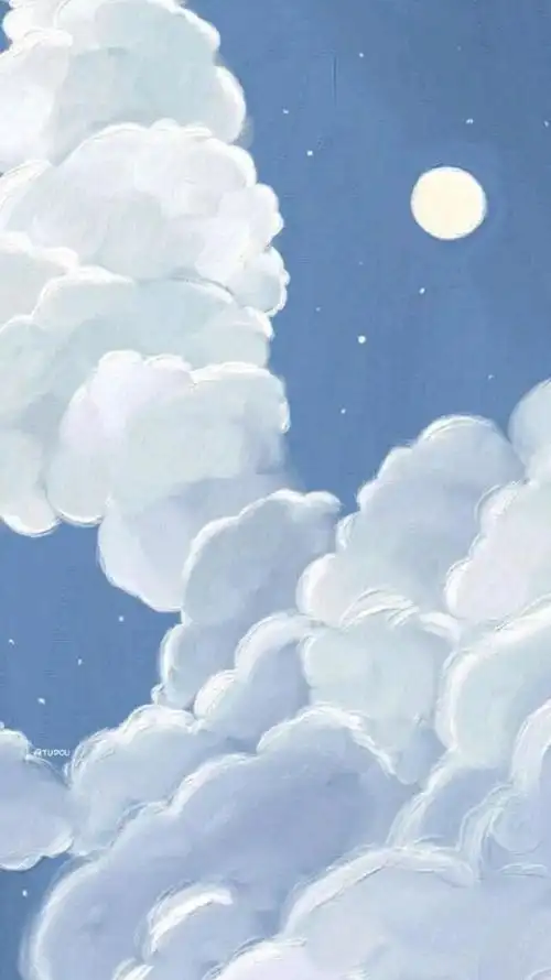 清爽梦幻蓝色系壁纸