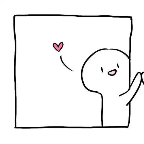 简笔画小人头像 107张可爱小白人简笔画头像图片