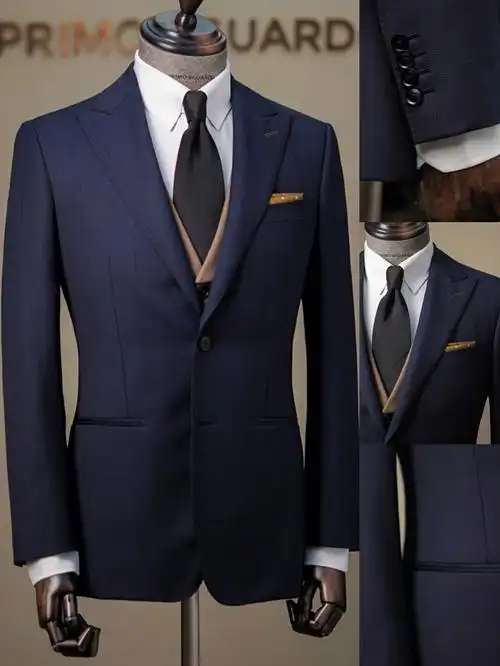 不会让你踩坑60快来看这件吸睛深蓝色西装