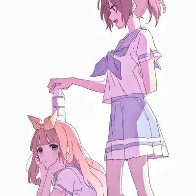 双人动漫闺蜜头像|闺蜜就是把你看_女生头像_我要个性网