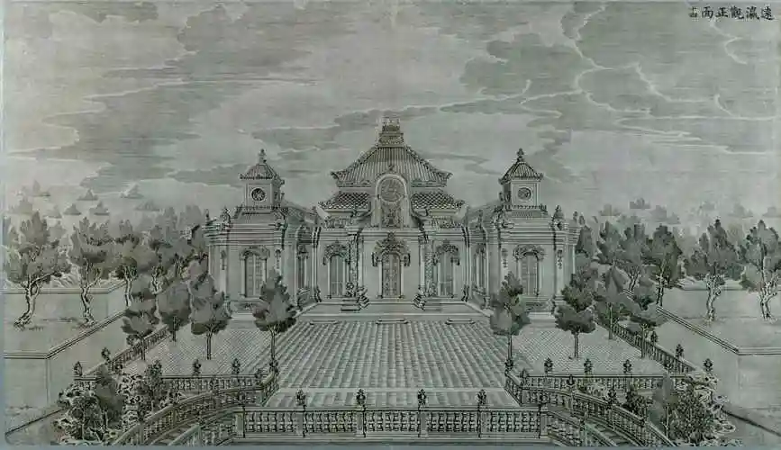 圆明园西洋楼铜版画