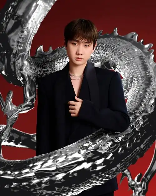 汪苏泷超话#汪苏泷today##微博之夜#神秘酷黑,霸气银龙,cg合成银龙