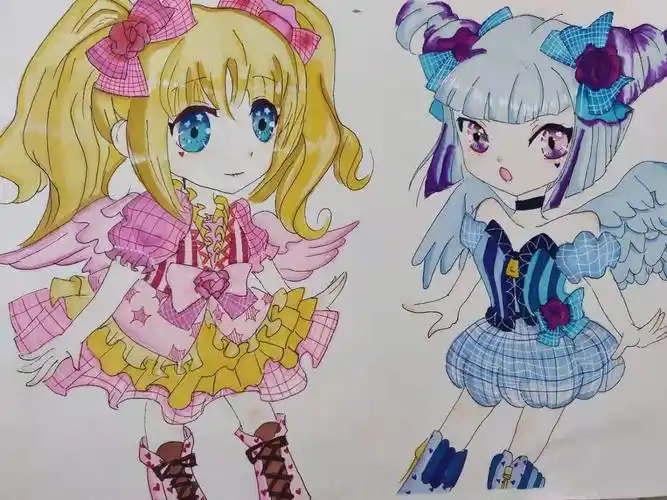 马忆帆的动漫人物作品 马忆帆 11岁 礼县实验小学五7班,喜欢画动漫