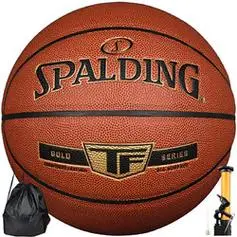 斯伯丁篮球_spalding 斯伯丁 篮球7号gold经典系列室内外耐磨职业赛事