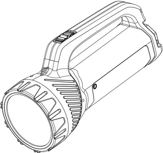 摘要附图摘要1.本外观设计产品的名称手电筒(km-2651).2.