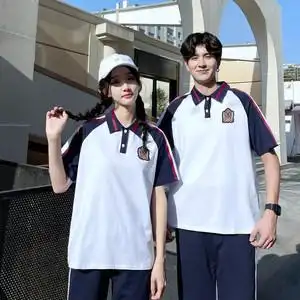 校服t恤短袖高中学生运动图片