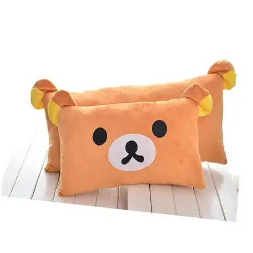 可爱创意 长方形靠枕 沙发抱枕 卡通公仔靠垫 可拆洗含芯