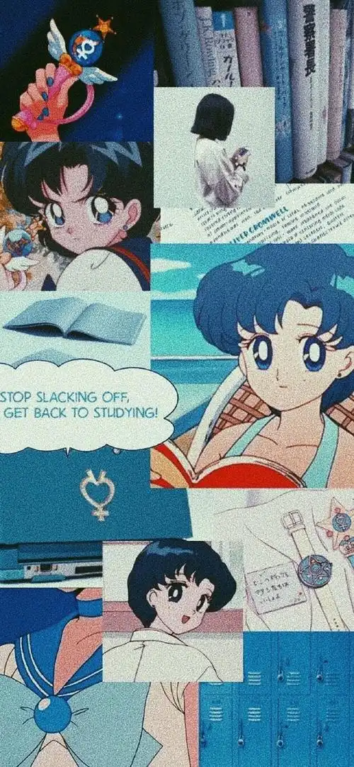 美少女战士拼贴画壁纸