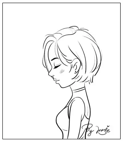 低头不语_muse_谬缪__插画师作品_涂鸦王国gracg.com