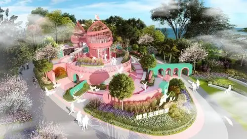 届时,你可以带孩子到万鸟归巢这个"粉红王国"见识候鸟习性,到奇幻花园