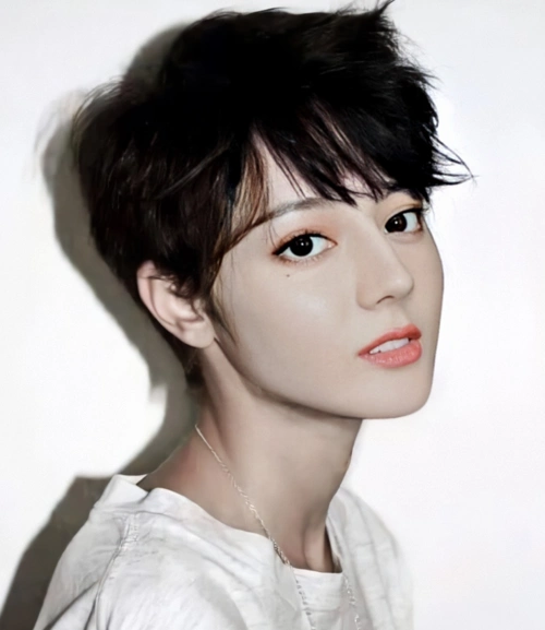 迪丽热巴留起"超短发",气质瞬间就变了,还是你心中的女神吗?_造型