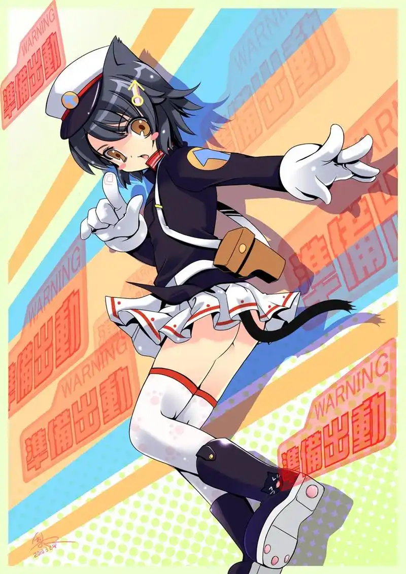 动漫硬汉变萝娘,路飞化身超"凶"萌妹,黑猫警长变警娘