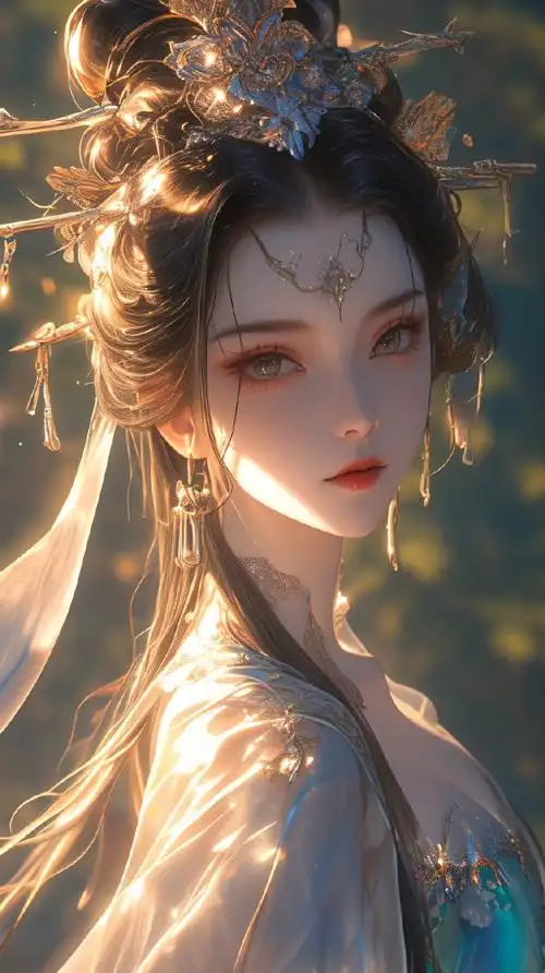 壁纸#精致动漫风 红衣古风美女壁纸