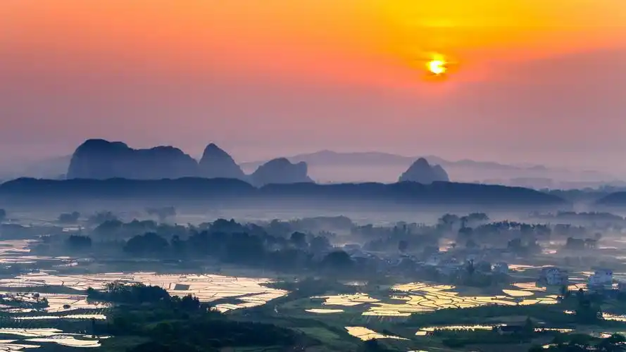 如诗如画的桂林山水