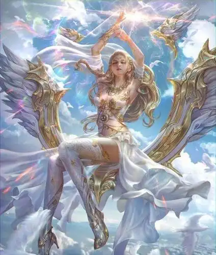 十二星座的天使画像唯美动人的双鱼座