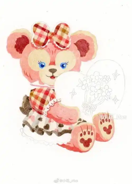 彩铅步骤临摹雪莉玫