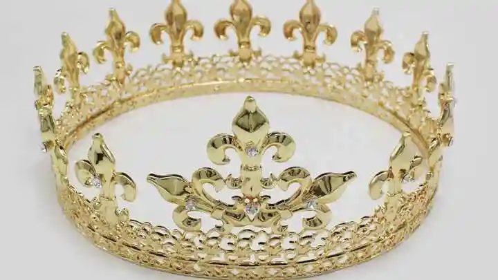 成年男子国王王冠生日王冠大尺寸水钻王子金王冠 - buy birthday