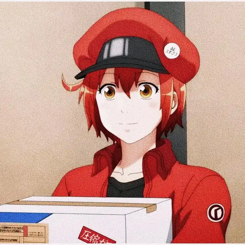 红细胞.#欢迎取图 #动漫头像 #优质头像 #工作细胞 - 抖音