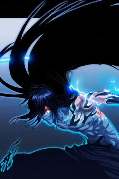 死神 黑崎一护 无月的状态,就我发的这张的壁纸,我这张太小了,做不了