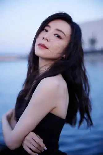 张静初时尚盛典获最具风尚女演员奖黑色浪漫纱裙尽展优雅气质