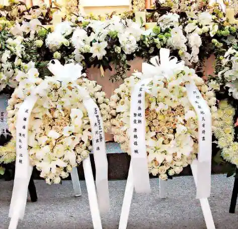 图文直播张国荣出殡