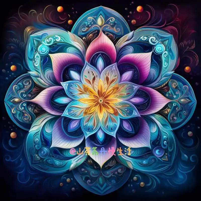 在印度教和佛教中,曼陀罗(mandala)是一个具有深刻宗教和象征意义的