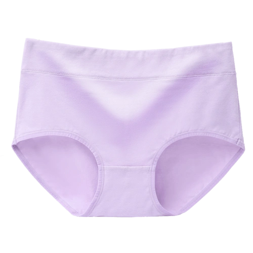 舒适美高腰女士内裤纯棉三角裤学生全棉面料收腹提臀大码平角裤头