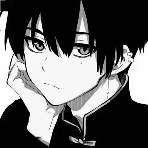 男生头像丨简洁黑白次元头像_男女_来自_网络