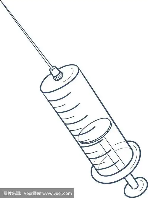 注射器隔离白色